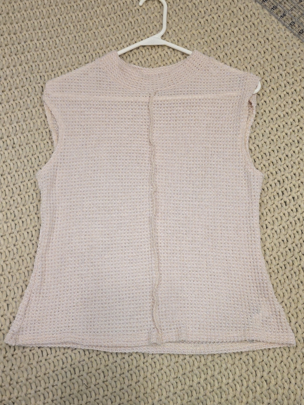 SHEIN Light Pink Sleeveless Knit Tank Top